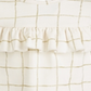 First Impressions Baby Girl's Glitter Check Print Ruffle Dress White Size 24Months