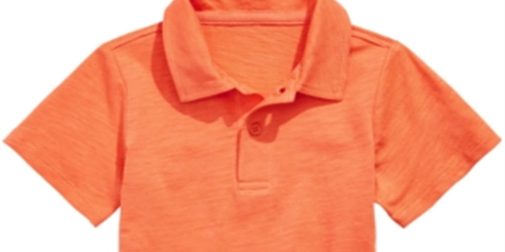 First Impressions Baby Boy's Cotton Polo Shirt Orange Size 6-9Months