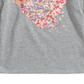 Epic Threads Toddler Girl's Heart T-Shirt Gray Size 3T