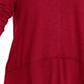Style & Co Women's Seamed High Low Top Red Size Petite M