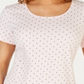 Karen Scott Women's Scoop Neck T-Shirt Pink Size Small
