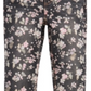 Epic Threads Big Girl's Floral Print Skinny Jeans Black Size 12
