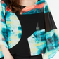Alfani Women's Abstract Print Top Black Size Petite Medium