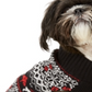 Charter Club Women's Fair-Isle Dog Family Family Sweater  Black Size Large