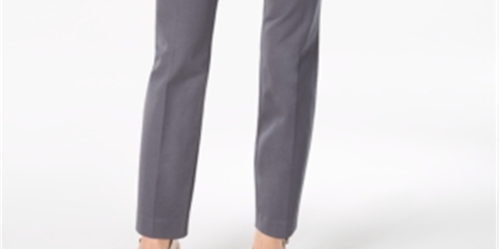 Alfani Women's Hollywood Waist Skinny Ankle Pants Yellow Size 12 Petite