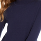 Maison Jules Women's Mock Neck Sweater Blue Size Medium
