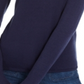 Maison Jules Women's Mock Neck Sweater Blue Size Medium