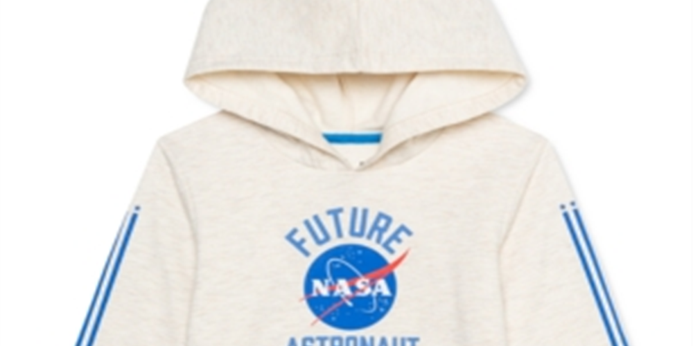 Jem Toddler Boy's Nasa Future Astronaut Hoodie Brown Size 2