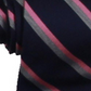 Tommy Hilfiger Men's Silk Striped Neck Tie Navy Size Regular