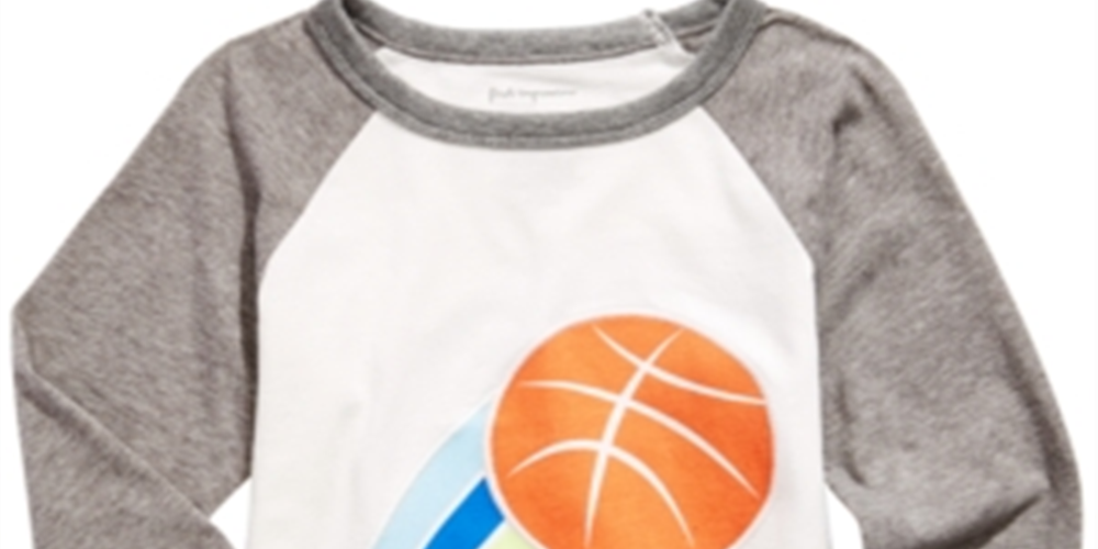 First Impressions Toddler Boy's Basketball Print T-Shirt White Size 3T