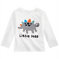 First Impressions Toddler Boy's Little Boss Dinosaur Print Cotton T-Shirt  White Size 3T