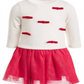 First Impressions Infant Girl's Bow and Tulle Tutu Dress Red Size 12 Months