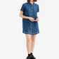 Levi's Women's Denim Shirtdress Blue Size X-Small
