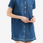 Levi's Women's Denim Shirtdress Blue Size X-Small