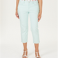 Charter Club Women's Tummy Control Bristol Capri Jeans  Blue Size 12