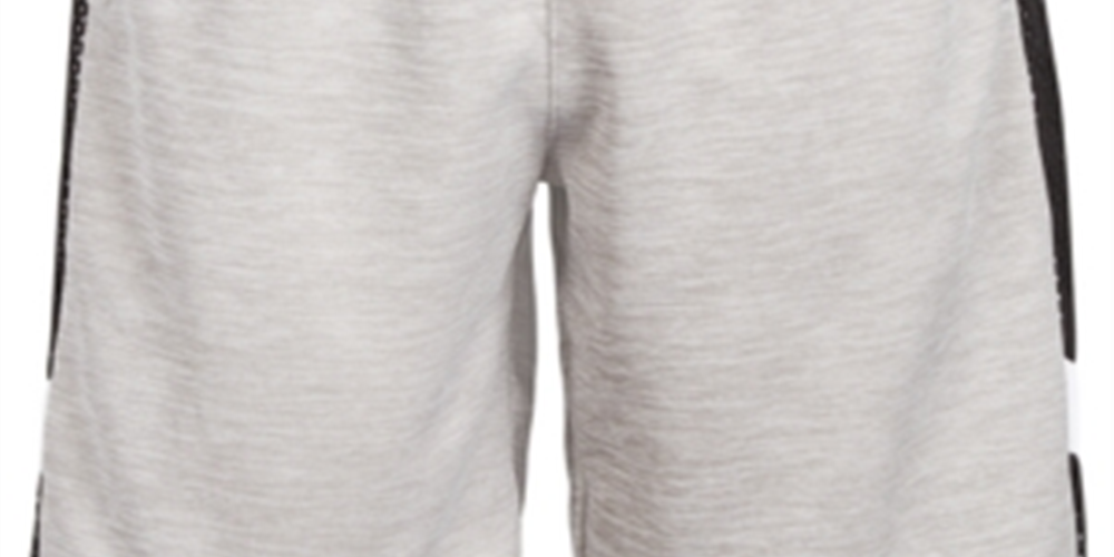 Ideology Big Boy's Mesh-Inset Shorts Gray Size Small