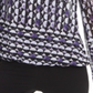 Alfani Women's Printed Bell Sleeve Jewel Neck Top Purple Size XX-Large