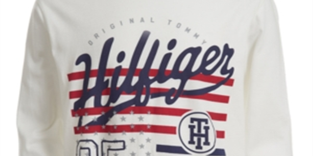 Tommy Hilfiger Little Boys Dexter Logo T-Shirt White Size 5