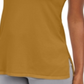 JM Collection Women's Sleeveless Mock-Turtleneck Sweater Yellow Size Medium