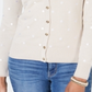 Charter Club Women's Printed Button-Down Cardigan Brown Size X-Large