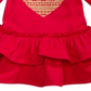 First Impressions Baby Girl's Sparkle Heart Ruffled Terry Dress Red Size 18MOS