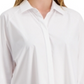 Alfani Women's Collared Long Sleeve Button-Down Top White Size XX-Large