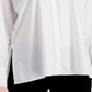 Alfani Women's Collared Long Sleeve Button-Down Top White Size XX-Large