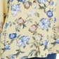 Charter Club Women's Floral Print Georgette Blouse Yellow Size XX-Large