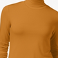 Maison Jules Women's Turtleneck Top Yellow Size Medium