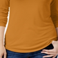 Maison Jules Women's Turtleneck Top Yellow Size Medium