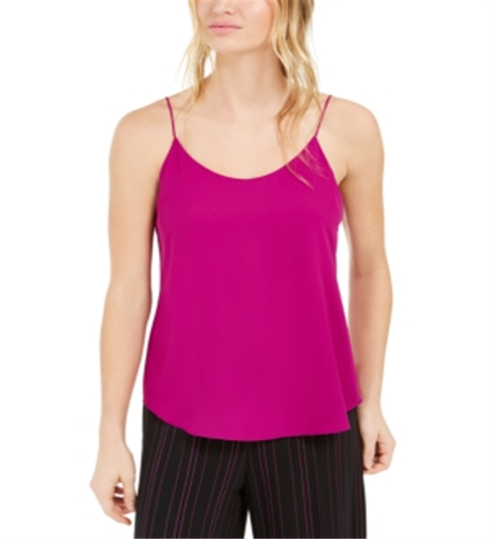 Bar III Women's Scoop Neck Camisole Pink Size Small