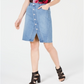 INC International Concepts Women's Above the Knee a Line Skirt Blue Size 12