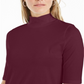 Charter Club Women's Supima Cotton Mock Neck Top White Size Medium