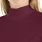 Charter Club Women's Supima Cotton Mock Neck Top White Size Medium