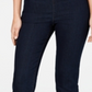 Charter Club Women's Cambridge Pull on Slim Fit Jeans Blue Size 16S