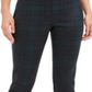Charter Club Women's Plaid Pull on Pants Green Size 4 Petite