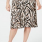 Kasper Women's a Line MIDI Skirt Brown Size Medium