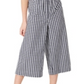 Charter Club Big Girl's Mommy & Me Gingham Jumpsuit Blue Size Medium