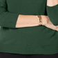 Karen Scott Women's Turtleneck Sweater Green  Size XX-Large