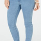 Charter Club Women's Bristol Skinny Ankle Jeans Light Blue Size 12