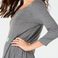Style & CoWomen's Swing Dress Gray Size P