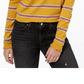 Ultra Flirt Junior's Lettuce Edge Pullover Green Size L