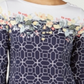 Charter Club Women's Printed Top Blue Size Petite XL