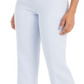 Calvin Klein Women's Patterned Straight Leg Pants Blue Size 4 Petite