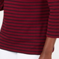 Karen Scott Women's Striped Crossover Top Red Size X-Small