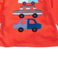 First Impressions Baby Boy's Cotton Cars T-Shirt Orange Size 3-6MOS