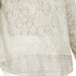 Style & Co Women's Lace Henley Top Gray Size X-Small