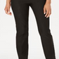 Charter Club Women's Solid Straight Leg Wear to Work Pants Brown Size 10