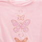 Epic Threads Big Girl's Butterfly Print T-Shirt Pink Size Medium