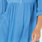 Style & Co Women's Babydoll Tunic Shirt Blue Size Petite M
